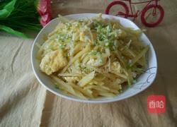 醋溜土豆丝炒鸡蛋的做法图解9