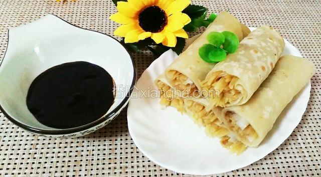 筋饼卷菜
