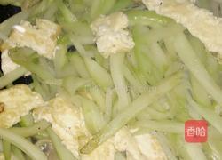 佛手瓜炒蛋的做法图解7