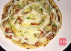 香肠披萨的做法图解5