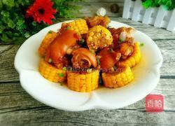 玉米炖猪蹄的做法图解9