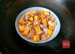 南瓜排骨的做法图解4