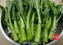 腊肠油菜蒸饭的做法图解4