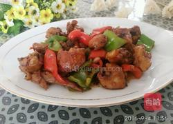 青椒炒鸡的做法图解7