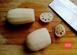 清甜桂花糯米藕的做法图解3