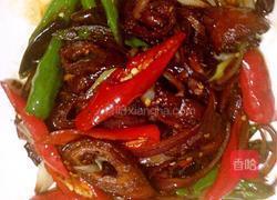 双椒肥肠的做法图解13