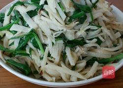 韭菜炒甜笋的做法图解5