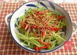 凉拌青萝卜丝的做法图解4