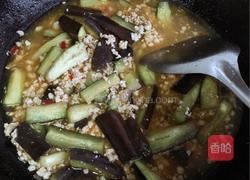 红烧肉末茄子的做法图解6