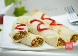 鸡蛋卷饼的做法图解10