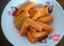 咸蛋黄南瓜条的做法图解1