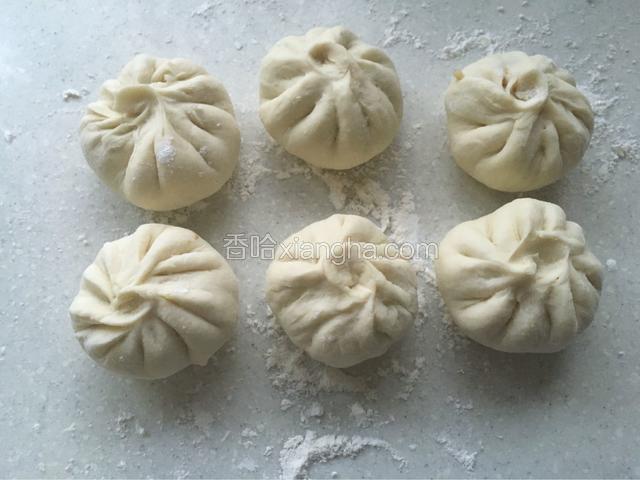 6个全部包好，