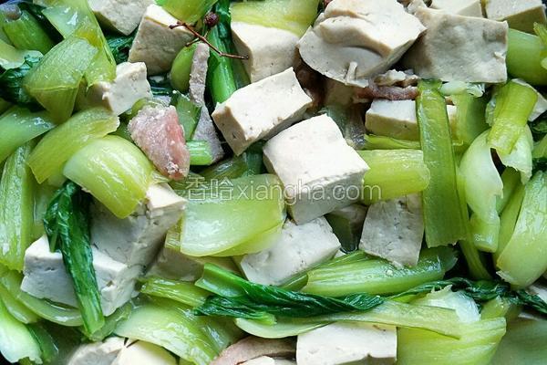 小油菜炖豆腐