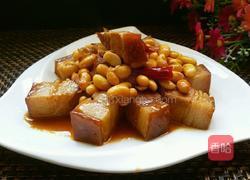 黄豆红烧肉的做法图解9