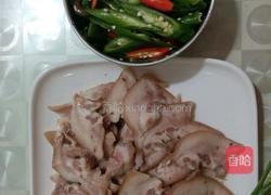 青椒炒猪头肉的做法图解4