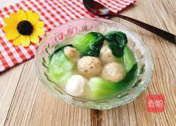 鱼丸肉丸青菜汤的做法图解5