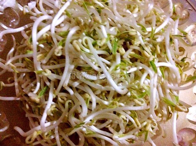 豆芽去根洗净