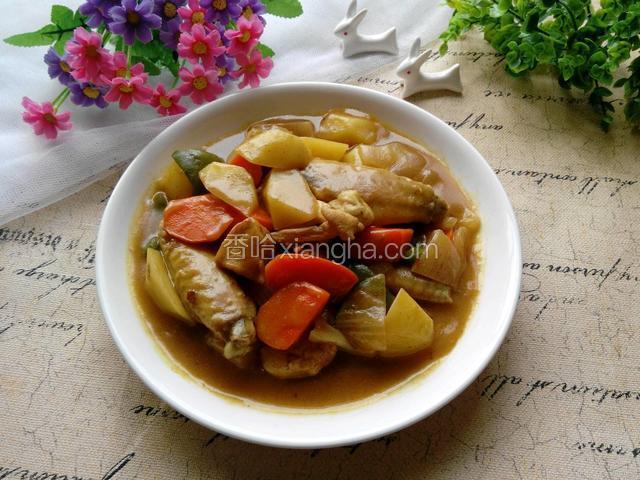 咖喱鸡翅土豆
