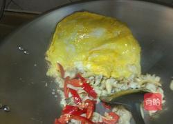蒜苗扇贝炒鸡蛋的做法图解5