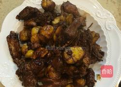 鸡烧板栗的做法图解5