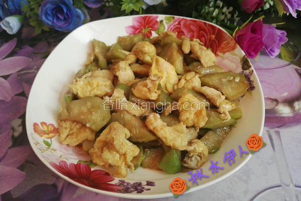 丝瓜炒鸡蛋