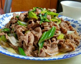 大葱炒羊肉[图]