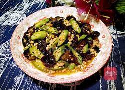 蒜蓉肉末烧秋葵木耳的做法图解14