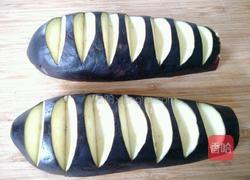 毛毛虫茄子的做法图解2