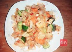 凉拌素三彩的做法图解9