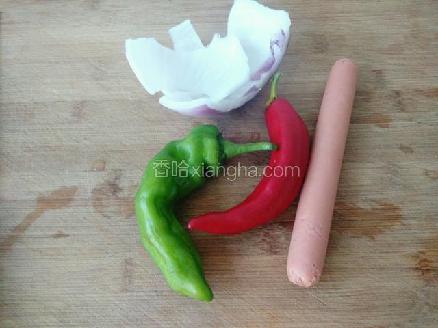 准备好需要的食材。