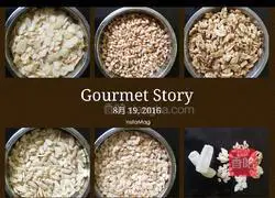 Illustration of the recipe of the 1970s (ham and five-nut mooncakes) 3