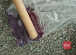 紫薯莲蓉月饼的做法图解2