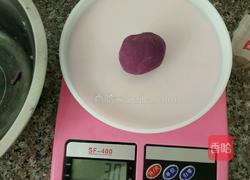 紫薯莲蓉月饼的做法图解5