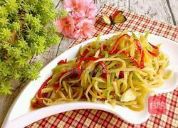 炝炒萝卜丝的做法图解5