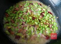 肉末炒毛豆的做法图解6