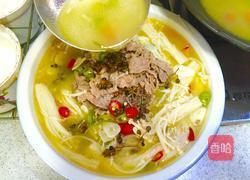 一品肥牛金针煲的做法图解12