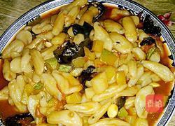 家常素炒猫耳朵的做法图解9