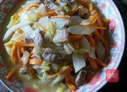 大白菜炒肉的做法图解8