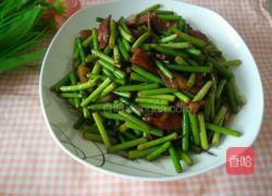 五花肉炒蒜苔的做法图解6