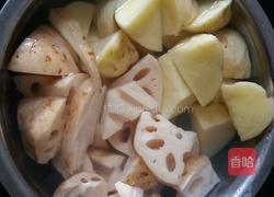 土豆白烧肉的做法图解3