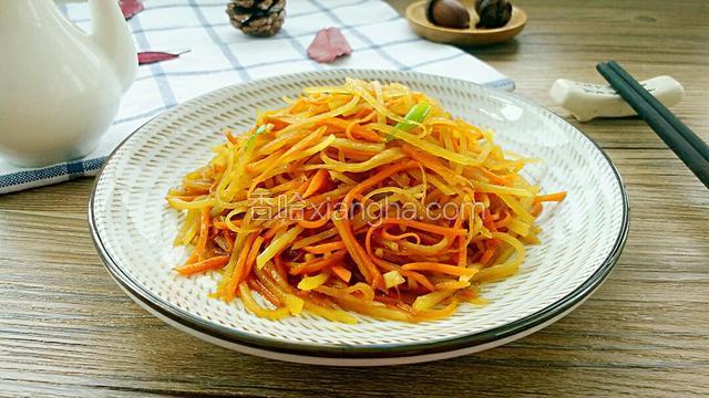 红萝卜土豆丝