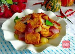洋葱炒豆腐的做法图解11