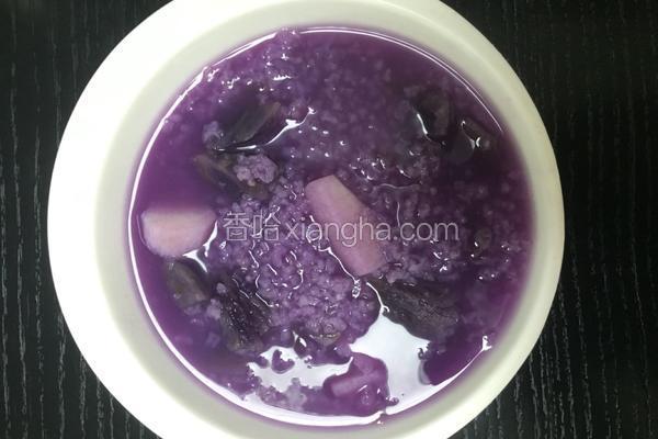 山药紫薯粥