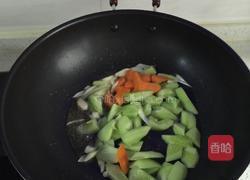 黄瓜炒虾仁的做法图解4