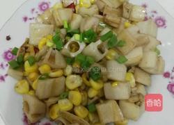 香葱玉米藕丁的做法图解3