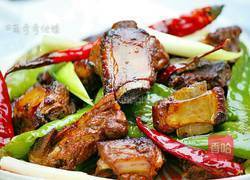 双椒煎排骨的做法图解11