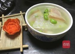 冬瓜毛豆咸肉汤的做法图解8