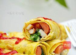 早餐鸡蛋卷饼的做法图解13