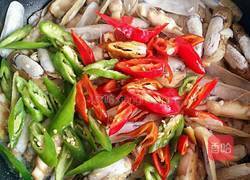 鲜椒炒蛏子的做法图解5