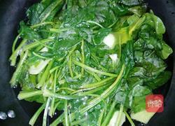 香菇菠菜的做法图解3